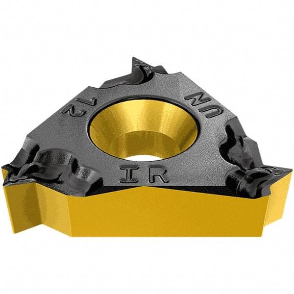 Iscar - 16ERM External Right Hand 14-8 Partial Profile 60° Laydown Threading Insert - Grade IC808, TiAlN/AlTiN/TiN Coated Carbide, 9.53mm Inscribed Circle - A1 Tooling