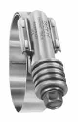 IDEAL TRIDON - Steel Auto-Adjustable Worm Drive Clamp - 5/8" Wide x 5/8" Thick, 6-1/4" Hose, 6-1/4 to 7-1/8" Diam - A1 Tooling