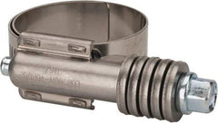 IDEAL TRIDON - Steel Auto-Adjustable Worm Drive Clamp - 5/8" Wide x 5/8" Thick, 1" Hose, 1 to 1-3/4" Diam - A1 Tooling