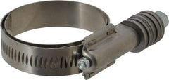 IDEAL TRIDON - Steel Auto-Adjustable Worm Drive Clamp - 5/8" Wide x 5/8" Thick, 1-1/4" Hose, 1-1/4 to 2-1/8" Diam - A1 Tooling