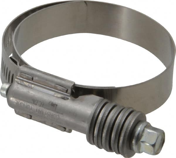 IDEAL TRIDON - Steel Auto-Adjustable Worm Drive Clamp - 5/8" Wide x 5/8" Thick, 1-3/4" Hose, 1-3/4 to 2-5/8" Diam - A1 Tooling