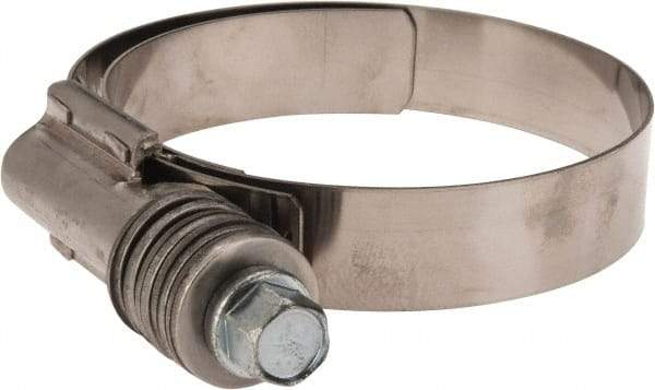 IDEAL TRIDON - Steel Auto-Adjustable Worm Drive Clamp - 5/8" Wide x 5/8" Thick, 2-1/4" Hose, 2-1/4 to 3-1/8" Diam - A1 Tooling