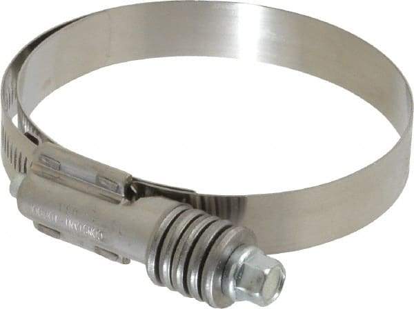 IDEAL TRIDON - Steel Auto-Adjustable Worm Drive Clamp - 5/8" Wide x 5/8" Thick, 2-3/4" Hose, 2-3/4 to 3-5/8" Diam - A1 Tooling