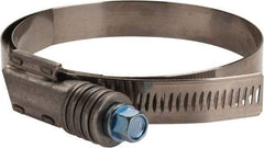 IDEAL TRIDON - Steel Auto-Adjustable Worm Drive Clamp - 5/8" Wide x 5/8" Thick, 3-3/4" Hose, 3-3/4 to 4-5/8" Diam - A1 Tooling