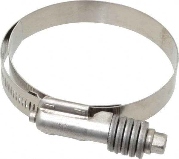 IDEAL TRIDON - Stainless Steel Auto-Adjustable Worm Drive Clamp - 5/8" Wide x 5/8" Thick, 2-3/4" Hose, 2-3/4 to 3-5/8" Diam - A1 Tooling