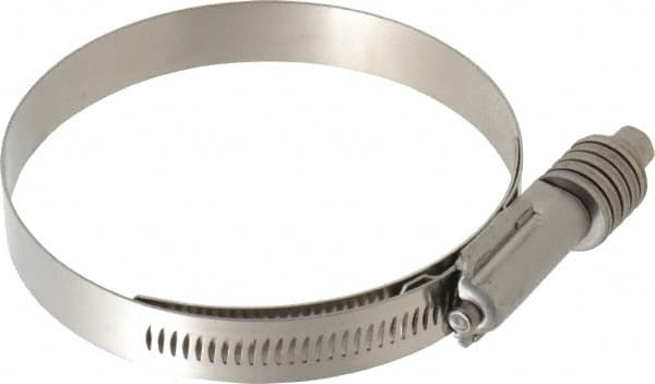 IDEAL TRIDON - Stainless Steel Auto-Adjustable Worm Drive Clamp - 5/8" Wide x 5/8" Thick, 3-1/4" Hose, 3-1/4 to 4-1/8" Diam - A1 Tooling