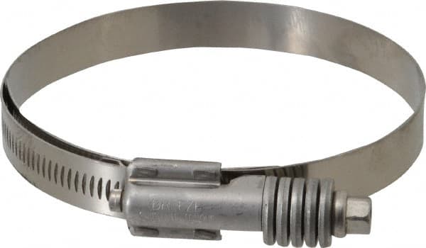 IDEAL TRIDON - Stainless Steel Auto-Adjustable Worm Drive Clamp - 5/8" Wide x 5/8" Thick, 3-3/4" Hose, 3-3/4 to 4-5/8" Diam - A1 Tooling