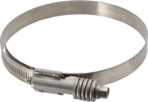 IDEAL TRIDON - Stainless Steel Auto-Adjustable Worm Drive Clamp - 5/8" Wide x 5/8" Thick, 4-1/4" Hose, 4-1/4 to 5-1/8" Diam - A1 Tooling