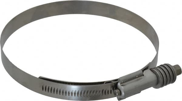 IDEAL TRIDON - Stainless Steel Auto-Adjustable Worm Drive Clamp - 5/8" Wide x 5/8" Thick, 4-3/4" Hose, 4-3/4 to 5-5/8" Diam - A1 Tooling