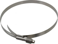 IDEAL TRIDON - Stainless Steel Auto-Adjustable Worm Drive Clamp - 5/8" Wide x 5/8" Thick, 8-1/4" Hose, 8-1/4 to 9-1/8" Diam - A1 Tooling