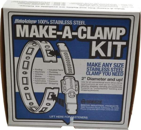 Made in USA - 2" Diam, Hose Clamp Kit - A1 Tooling