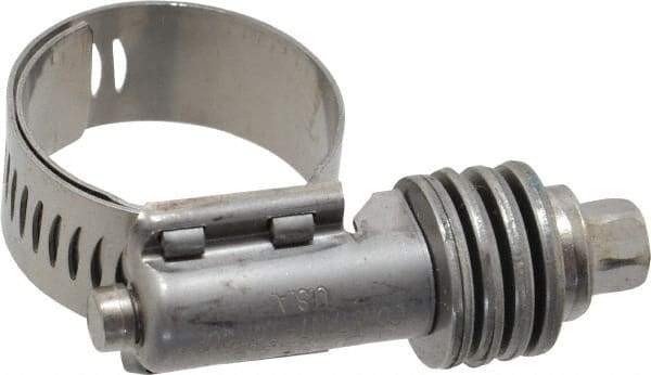 IDEAL TRIDON - Stainless Steel Auto-Adjustable Worm Drive Clamp - 1/2" Wide x 1/2" Thick, 9/16" Hose, 9/16 to 1-1/16" Diam - A1 Tooling