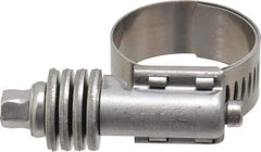 IDEAL TRIDON - Stainless Steel Auto-Adjustable Worm Drive Clamp - 1/2" Wide x 1/2" Thick, 11/16" Hose, 11/16 to 1-1/4" Diam - A1 Tooling