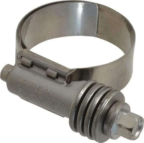 IDEAL TRIDON - Stainless Steel Auto-Adjustable Worm Drive Clamp - 1/2" Wide x 1/2" Thick, 13/16" Hose, 13/16 to 1-1/2" Diam - A1 Tooling