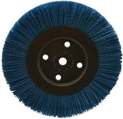 Dico - 8" OD, 5/8" Arbor Hole, Crimped Nylon Wheel Brush - 3/8" Face Width - A1 Tooling