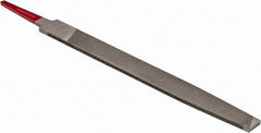 Simonds File - 6" Long, Smooth Cut, Flat American-Pattern File - Double Cut, Tang - A1 Tooling