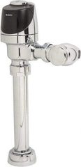 Sloan Valve Co. - 1-1/2" Spud Coupling, 1" Pipe, Closet Automatic Flush Valve - Handle Opening, 3.5 Gal per Flush, Plastic Cover, Powered by 4 AA Batteries - A1 Tooling