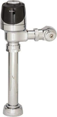 Sloan Valve Co. - 1-1/2" Spud Coupling, 3/4" Pipe, Closet Automatic Flush Valve - Handle Opening, 1.6 Gal per Flush, Plastic Cover, Powered by 4 AA Batteries - A1 Tooling