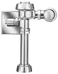 Sloan Valve Co. - 1-1/2" Spud Coupling, 3/4" Pipe, Closet Automatic Flush Valve - Handle Opening, 1.6 Gal per Flush, Metal Cover, Powered by Electrical Line with 24 Volt Step Down Transformer - A1 Tooling