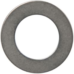 10″ Screw Standard Flat Washer: Grade 316 Stainless Steel, Uncoated 0.206″ ID, 0.406″ OD, 0.035″ Thick