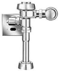 Sloan Valve Co. - 1-1/4" Spud Coupling, 3/4" Pipe, Urinal Automatic Flush Valve - Handle Opening, 1 Gal per Flush, Metal Cover, Powered by Electrical Line with 24 Volt Step Down Transformer - A1 Tooling