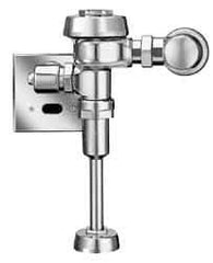 Sloan Valve Co. - 3/4" Spud Coupling, 3/4" Pipe, Urinal Automatic Flush Valve - Handle Opening, 1.5 Gal per Flush, Metal Cover, Powered by Electrical Line with 24 Volt Step Down Transformer - A1 Tooling