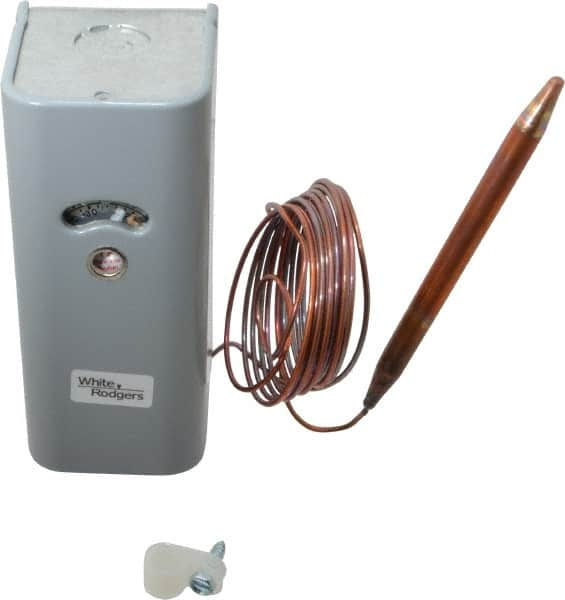 White-Rodgers - Refrigeration Temperature Controls Capillary Length: 8 Ft. Differential: Adjustable 4.5 to 40 F - A1 Tooling