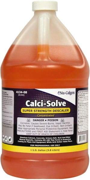 Nu-Calgon - 1 Gal Liquid Hydrochloric Acid Drain Cleaner - Acidic Scent - A1 Tooling