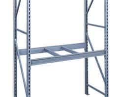 Tennsco - 10,000 Lb Capacity Bulk Storage Welded Rack End - 1-3/4" Wide x 72" High x 24" Deep x 1-3/4" Thick, Medium Gray - A1 Tooling