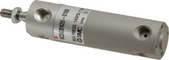 SMC PNEUMATICS - 3/4" Bore Double Acting Air Cylinder - 1/8 Port, 1/4-28 Rod Thread, 140 Max psi, 40 to 140°F - A1 Tooling