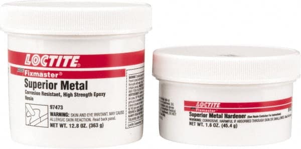 Loctite - 1 Lb Pail Two Part Epoxy - 20 min Working Time, 2,820 psi Shear Strength, Series Fixmaster - A1 Tooling