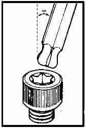 Bondhus - 6-3/4" OAL T55 Torx Key - A1 Tooling