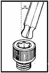 Bondhus - 3-3/8" OAL T15 Torx Key - A1 Tooling