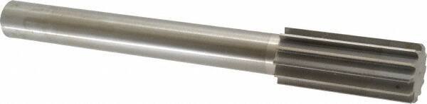 Made in USA - 1-3/4" High Speed Steel 12 Flute Chucking Reamer - Straight Flute, 1-1/4" Straight Shank, 4" Flute Length, 13-1/2" OAL - A1 Tooling