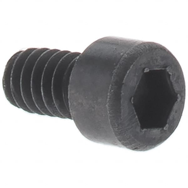 Made in USA - M10x1.50 Metric Coarse Hex Socket Drive, Socket Cap Screw - Grade 12.9 Alloy Steel, Black Oxide Finish, Partially Threaded, 90mm Length Under Head - A1 Tooling