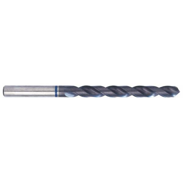 Accupro - 15/32" 118° Spiral Flute Vanadium High Speed Steel Taper Length Drill Bit - A1 Tooling