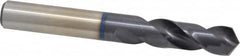 Accupro - 1/2" 120° Spiral Flute Cobalt Screw Machine Drill Bit - TiAlN Finish, Right Hand Cut, 51mm Flute Length, 102mm OAL, Faceted Point, Straight Shank - A1 Tooling