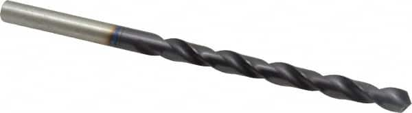 Accupro - 27/64" 118° Spiral Flute Vanadium High Speed Steel Taper Length Drill Bit - A1 Tooling