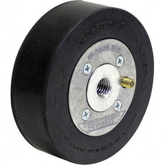 Dynabrade - 5" Wheel OD, 1-1/2" Wheel Width, 4,500 RPM, Aluminum, Pneumatic Wheel with Hub - 15-1/2" Long x 1-1/2" Wide, 5/8" Wheel Arbor Hole, For Use with 13214 & 13523 Dynastraight Air-Powered Abrasive Finishing Tools - A1 Tooling