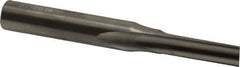 Onsrud - 3/16" Diam, 1/4" Shank Diam, 5/8" Length of Cut, 1 Flute Single Edge Straight Router Bit - 2" Overall Length, Left Hand Cut, Solid Carbide - A1 Tooling