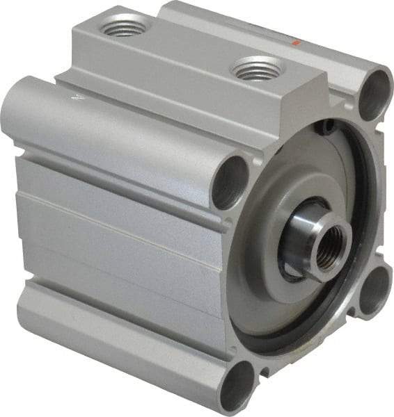 SMC PNEUMATICS - 1" Stroke x 2-1/2" Bore Double Acting Air Cylinder - 1/4 Port, 1/2-20 Rod Thread, 145 Max psi, 15 to 160°F - A1 Tooling