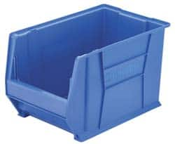 Akro-Mils - 200 Lb. Load Capacity, 20" Deep, Red Polymer Hopper Stacking Bin - 12" High x 12-3/8" Wide x 20" Long - A1 Tooling