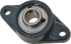 Value Collection - 3/4" ID, 2-3/8" OAW x 4-7/16" OAL x 2-3/8" OAH 2-Bolt High Temperature Flange Bearing - 1,650 Lb Static Cap, 2,830 Lb Dyn Cap, 3.531" Btw Mnt Hole Ctrs, 19/32" Base-to-Ctr Ht, Cast Iron - A1 Tooling