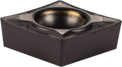 Iscar - CCMT2-1 PF Grade IC907 Carbide Turning Insert - 80° Diamond, 1/4" Inscr Circle, 3/32" Thick, 1/64" Corner Radius - A1 Tooling