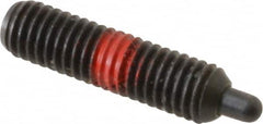 Gibraltar - 5/16-18, 5/8" Thread Length, 3/16" Plunger Projection, Steel Threaded Spring Plunger - A1 Tooling