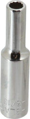 Blackhawk by Proto - 3/16", 1/4" Drive, Deep Hand Socket - 12 Points, 2" OAL, Chrome Finish - A1 Tooling