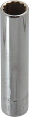 Blackhawk by Proto - 5/16", 1/4" Drive, Deep Hand Socket - 12 Points, 2" OAL, Chrome Finish - A1 Tooling