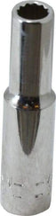 Blackhawk by Proto - 1/4" Drive, Deep Hand Socket - 12 Points, 1-15/16" OAL, Chrome Finish - A1 Tooling