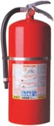 Kidde - 20 Lb, 6-A:120-B:C Rated, Dry Chemical Fire Extinguisher - 7-1/4" Diam x 21.6" High, 195 psi, 20' Discharge in 28 sec, Rechargeable, Steel Cylinder - A1 Tooling