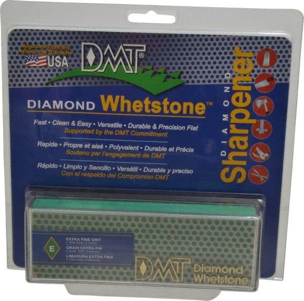 DMT - 6" Long x 2" Wide x 3/4" Thick, Diam ond Sharpening Stone - Rectangle, 1200 Grit, Extra Fine Grade - A1 Tooling